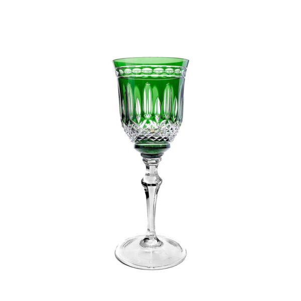 Jogo 6 Taça de Cristal Strauss Água 460 Ml  - Verde Escuro