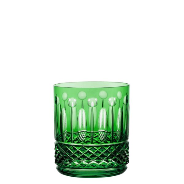 Jogo de 6 Copo de Cristal Strauss On The Rocks - Verde Escuro
