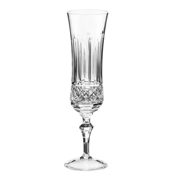 Jogo de 6 Taças Champagne em Cristal Strauss