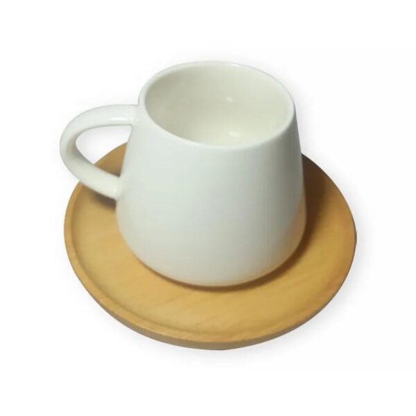 Jogo de Xícaras de Café 90ml com Suporte – 7 Peças em Vidro