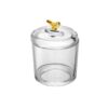 Pote Com Tampa Golden Bird Cristal Ecológico