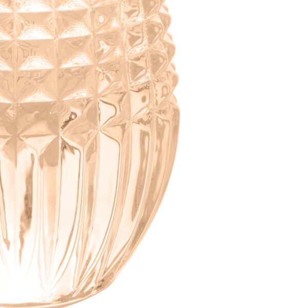 Vaso em Cristal de Chumbo Queen Âmbar Metalizado – Design Sofisticado - Imagem 3