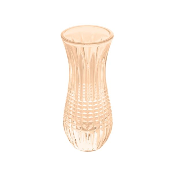 Vaso em Cristal de Chumbo Queen Âmbar Metalizado – Design Sofisticado - Imagem 2