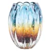 Murano Vaso Colorido Em Vidro