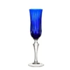 Taça Champagne Un Azul Escuro Cristal Strauss 240 Ml