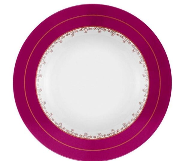 Aparelho Jantar Chá/Café Flamingo Dama de Honra 42 Peças - Imagem 2
