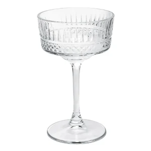 Jogo de 4 taças champagne Coupe Elysia Vidro- 260 Ml
