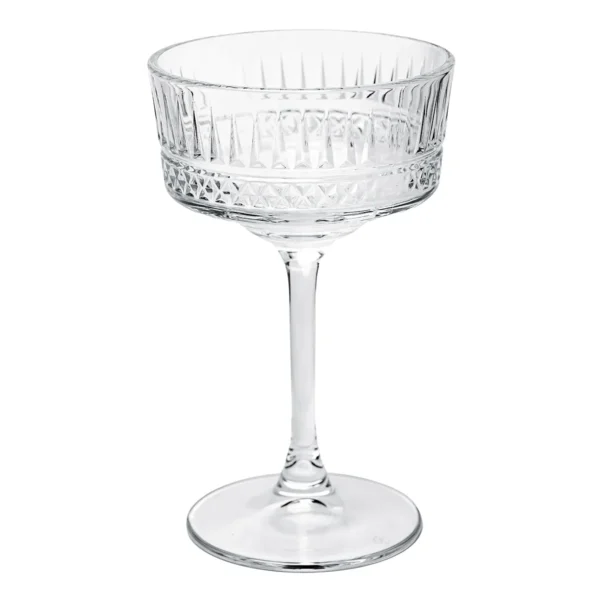 Jogo de 4 taças champagne Coupe Elysia Vidro- 260 Ml