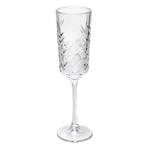 Jogo de 4 Taça champanhe em vidro- 175 Ml