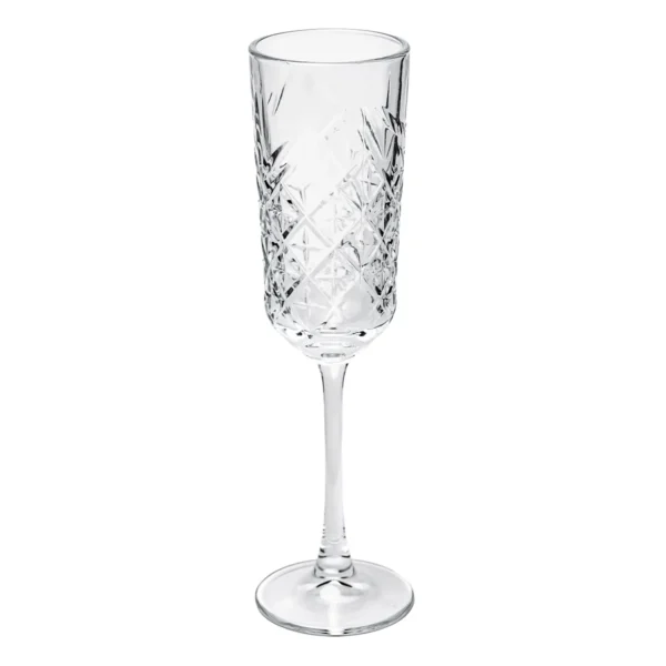 Jogo de 4 Taça Champanhe em Vidro -175 Ml