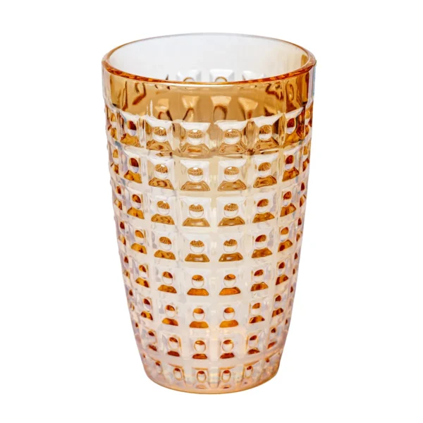 Jogo de 6 Copos Chevalier Vidro - 355 Ml Ambar