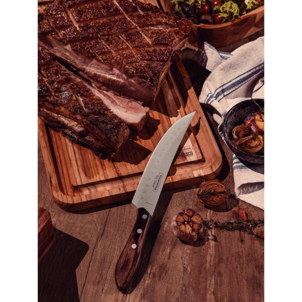 Faca para Carne Butcher Tramontina Madeira Castanho 8 - Imagem 3