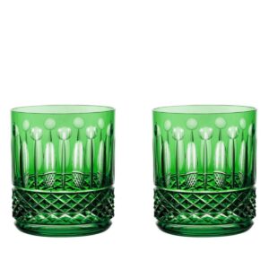 Jogo de 2 Copos de Cristal Strauss On The Rocks 430 ml - Verde Escuro