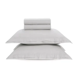 Jogo de Cama Queen 200 fios 100% Algodão San Pietro Branco Trussardi