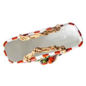 Alternative view of Bolsinha Tomate em relevo Luiz Salvador