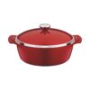 Caçarola Lyon 4,6L com tampa 26 cm Vermelha - Tramontina