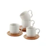 Conjunto 4 Xícaras de Café Oasis